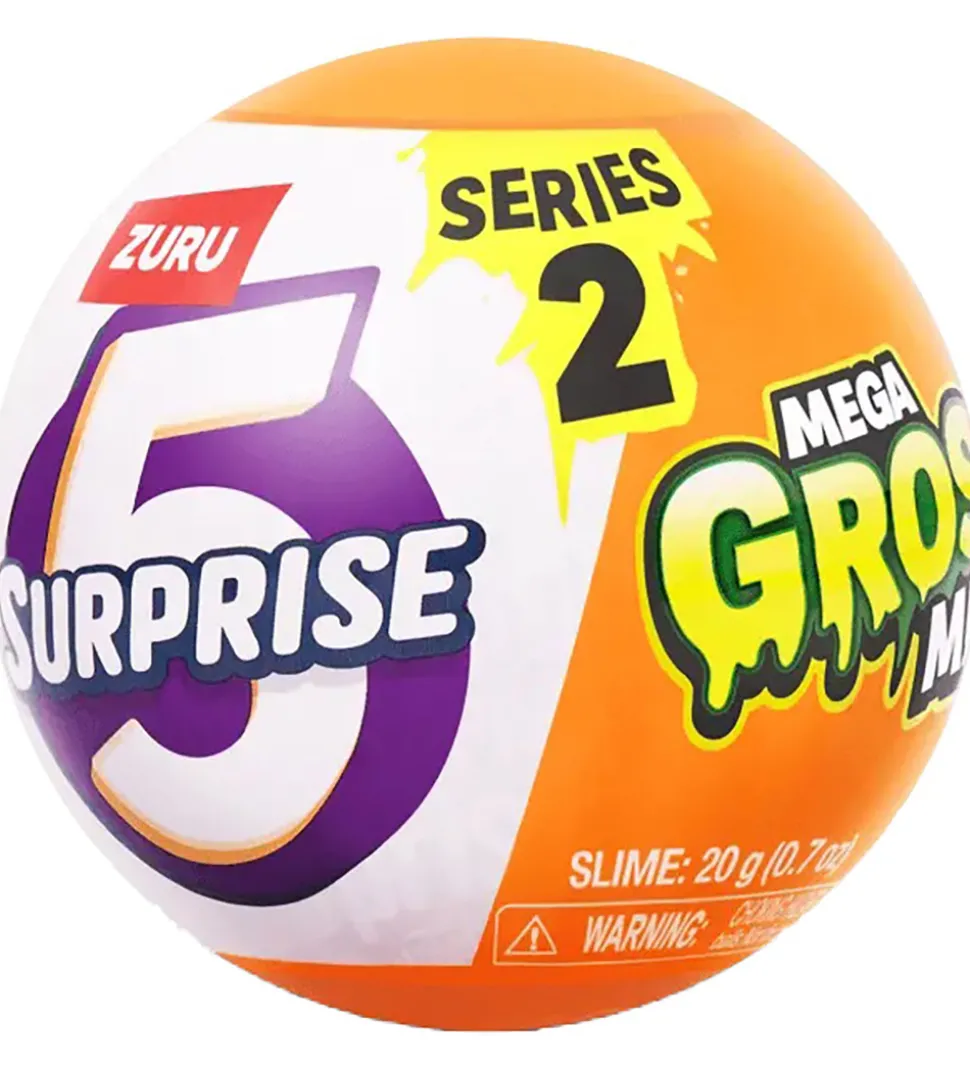 5 Surprise Kugle m. Overraskelse Serie 2 - Mega Gross Minis