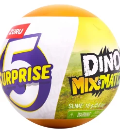 5 Surprise Kugle m. Overraskelse - Dino Mix & Match
