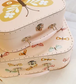 A Little Lovely Company Kuffertsæt - 2 stk. - 29x20/25,5x18 cm -