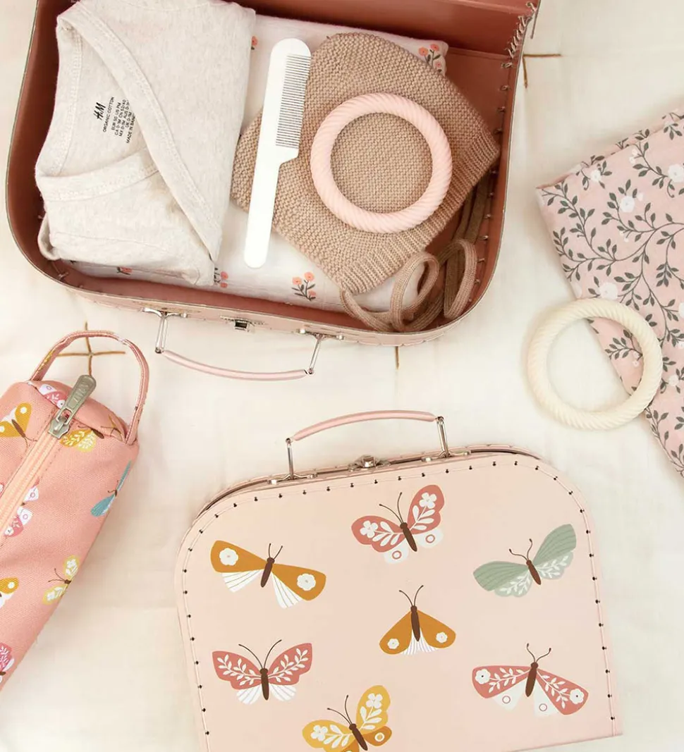 A Little Lovely Company Kuffertsæt - 2 stk. - 29x20/25,5x18 cm -