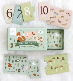 A Little Lovely Company Tællepuslespil 1-10 - Forest Friends