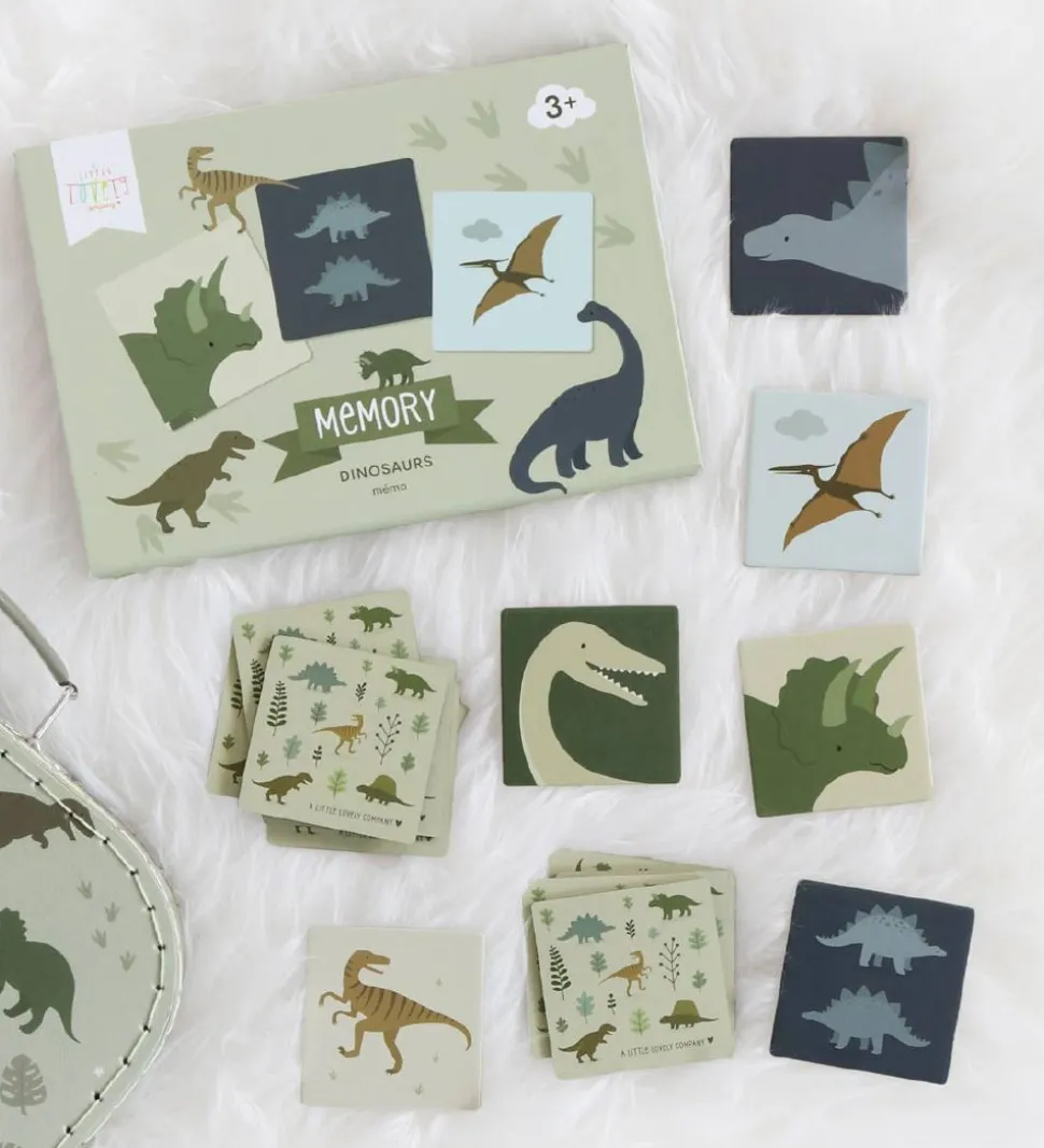 A Little Lovely Company Vendespil - 30 Brikker - Dinosaur