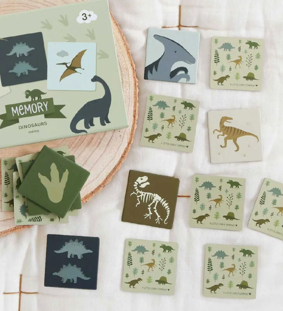 A Little Lovely Company Vendespil - 30 Brikker - Dinosaur