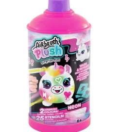 Airbrush Plush Bamse - 10 cm - Neon Mini Mystery Kit