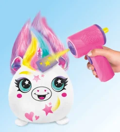 Airbrush Plush Bamse - 14 cm - Hair'iffic - Princess