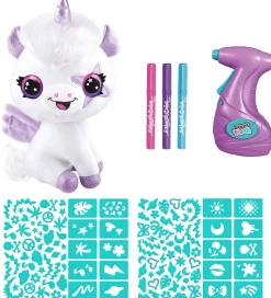 Airbrush Plush Bamse - DYI - Magic Unicorn