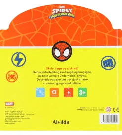 Alvilda Aktivitetsbog - Marvel Spidey - Skriv, Tegn & Visk Ud
