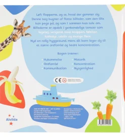 Alvilda Billedbog m. Flapper- Dine 100 Første Ord - Dansk