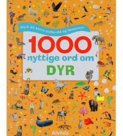 Alvilda Bog - 1000 nyttige ord om dyr