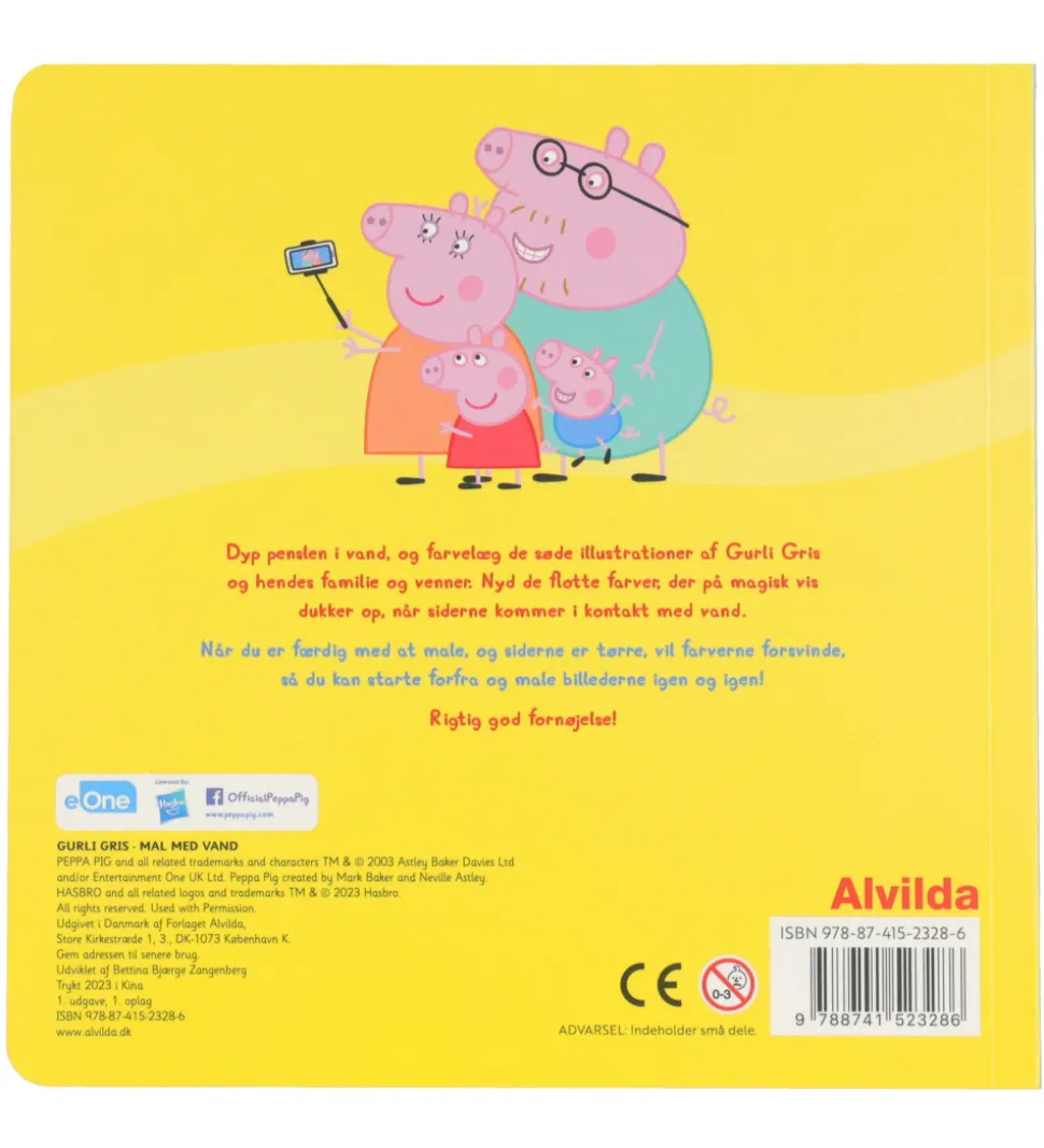 Alvilda Malebog - Mal Med Vand - Gurli Gris