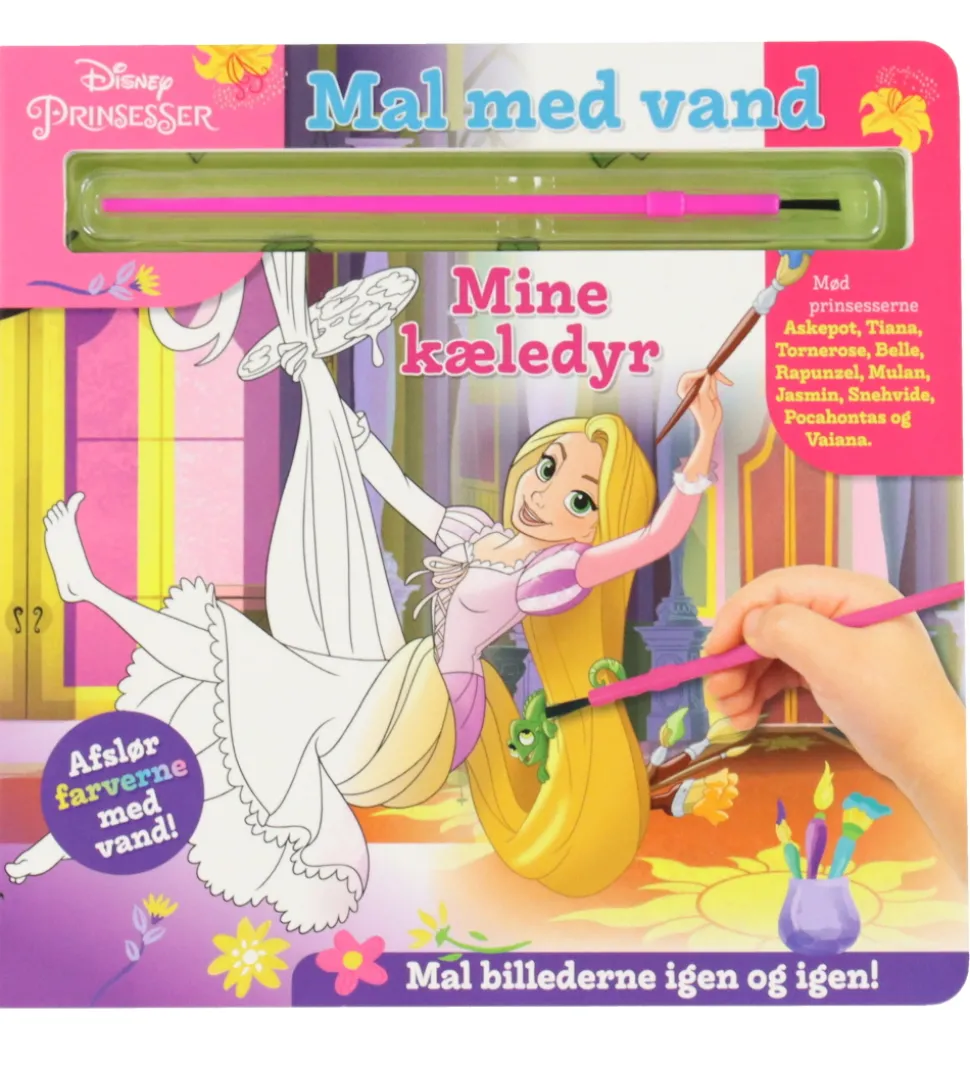 Alvilda Malebog - Mal Med Vand - Disney Prinsesser - DA