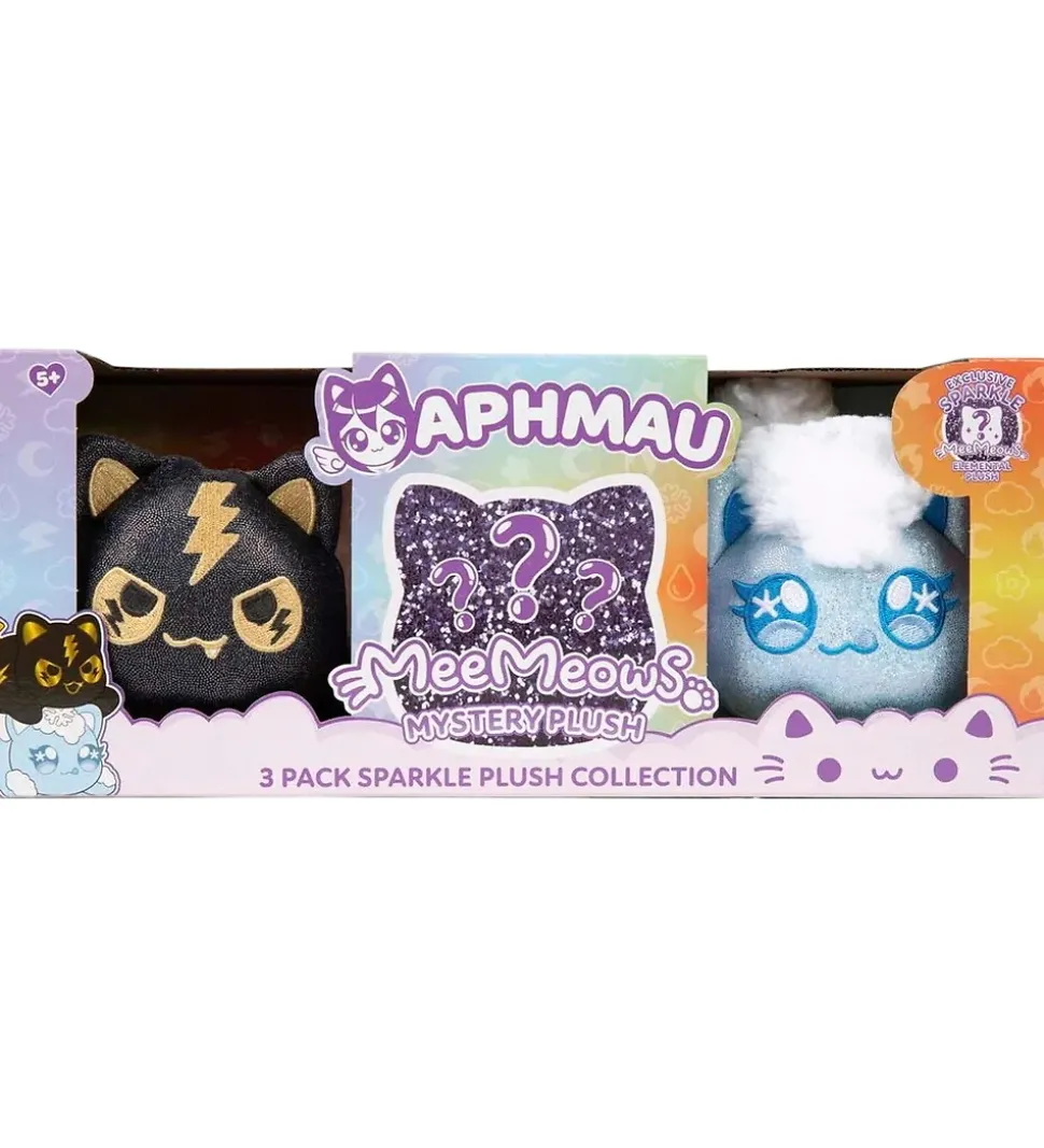 Aphmau Bamser - Meemeow Plush - 15 cm - Elemental 3-pak