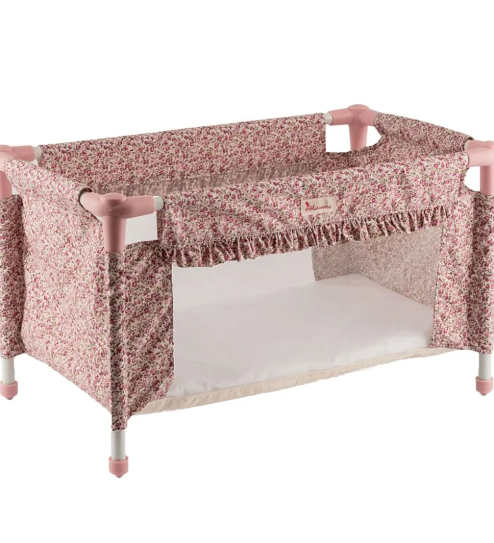 Asi Dukketilbehør - Rejseseng - 36-46 cm - Rosa