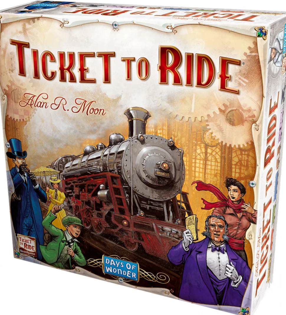 Asmodee - Ticket To Ride Brætspil - USA - Nordic