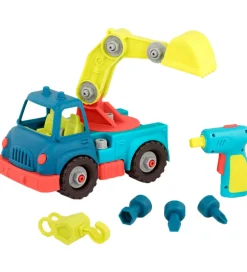 B. toys Bil - Happy Cruisers - Take-Apart Kranbil - 31 Dele