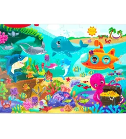 B. toys Gulvpuslespil - 48 Brikker - Under Havet