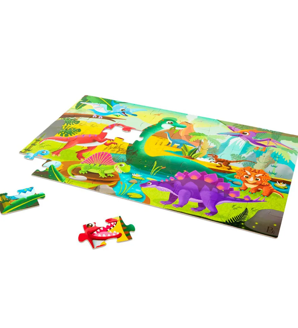 B. toys Gulvpuslespil - 48 Brikker - Dino
