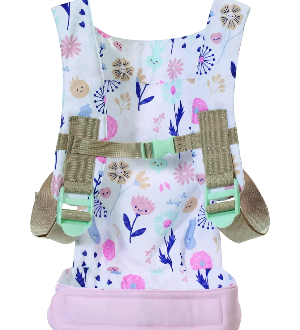 BABY Born Dukketilbehør - Dukkebæresele m. Blomster