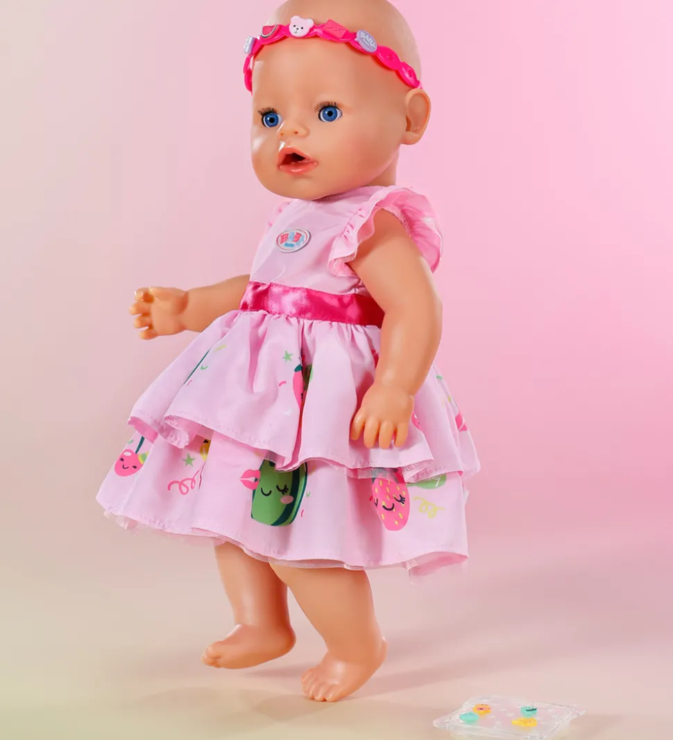 BABY Born Dukketøj - Kjole m. Applikationer - 43 cm