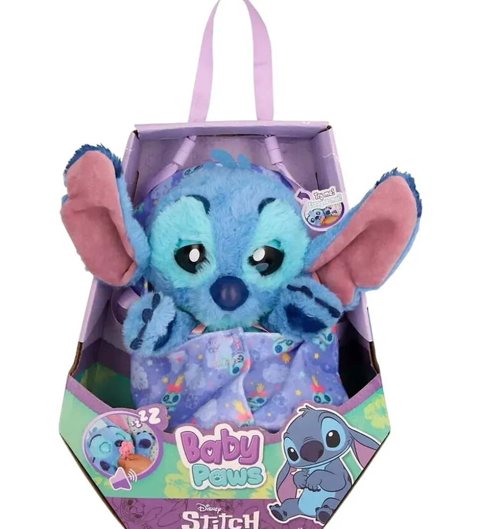 Baby Paws Interaktiv bamse - 24 cm - Stitch