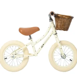 Banwood Løbecykel - First Go! - Creme m. Stjerner