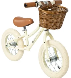 Banwood Løbecykel - First Go! - Creme m. Stjerner