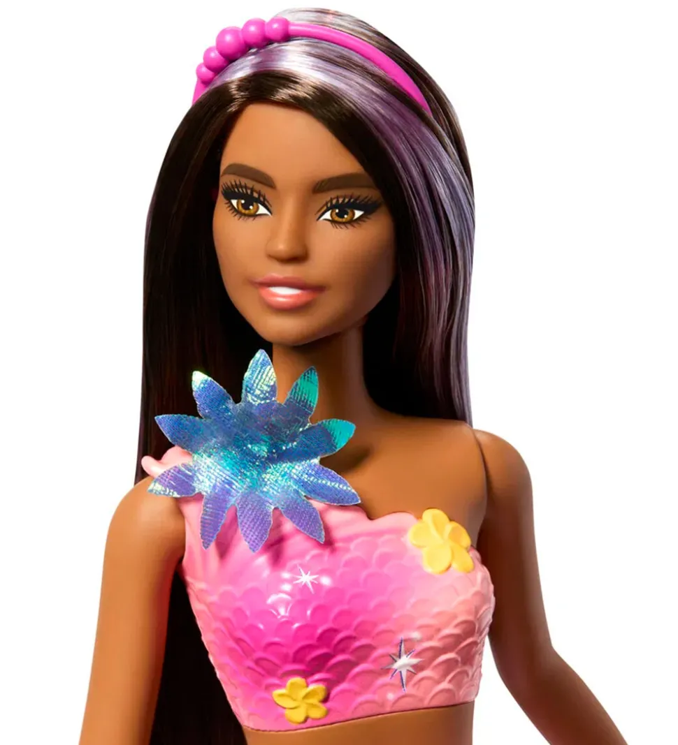 Barbie Dukke - 30 cm - Blooming Magic Black Mermaid