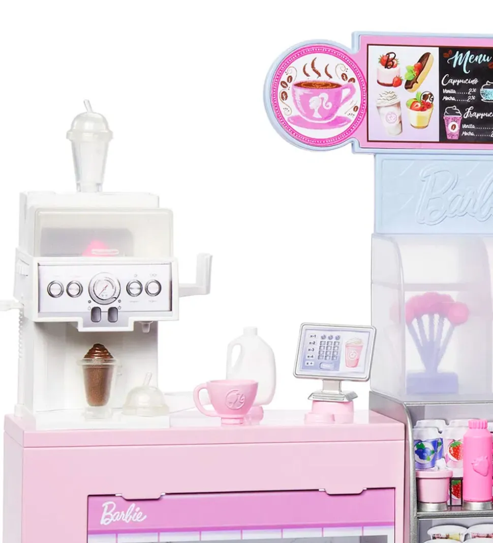Barbie Legesæt - Kaffebutik m. Tilbehør