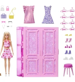 Barbie Legetøj - Fashion Fun Dream Closet