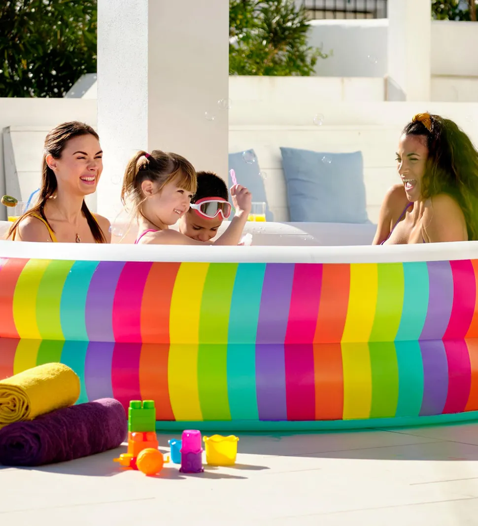 Bestway Badebassin - 206x51cm - Rainbow Dreams