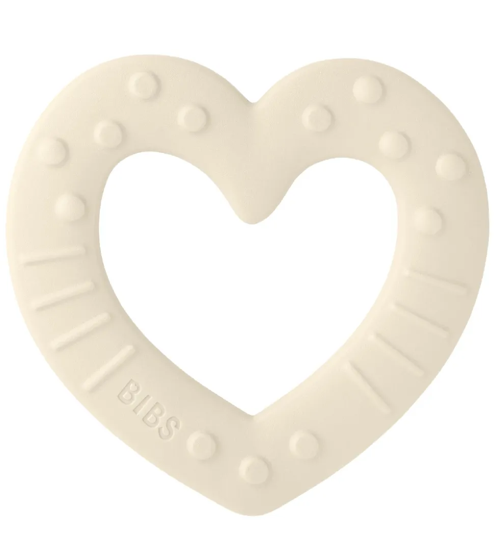 Bibs Bidering - Heart - Ivory