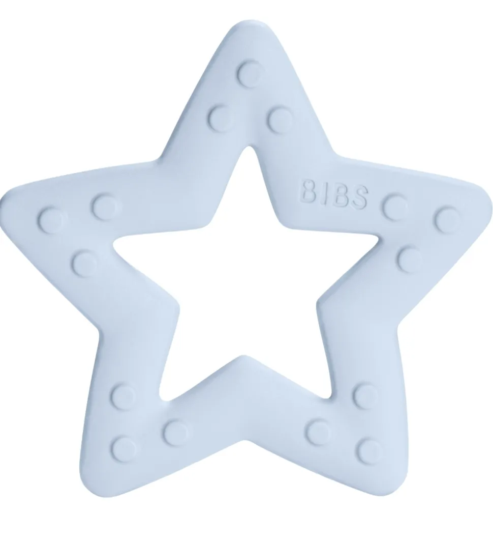 BIBS Bidering - Star - Baby Blue