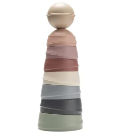 BIBS Stabletårn - 8 Dele - Pastel Rainbow