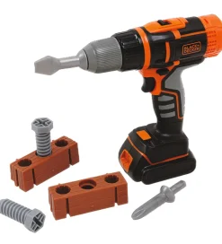 Black & Decker Legetøj - Skruemaskine m. 2 Bits + Tilbehør