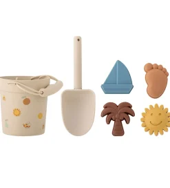 Bloomingville Mini Strandsæt - Agnes - Silikone - Natur