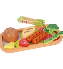 Bluey Legemad - Træ - 32 Dele - Dine With Bluey