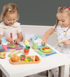 Bluey Legemad - Træ - 32 Dele - Dine With Bluey