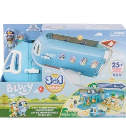 Bluey Legesæt m. Lyd - Transformerbart Fly -3-i-1