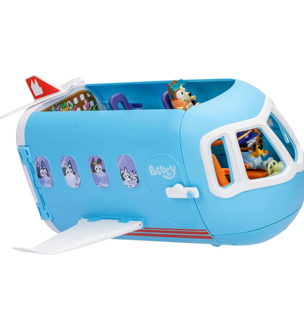 Bluey Legesæt m. Lyd - Transformerbart Fly -3-i-1