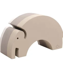 bObles Elefant - Stor - 55x21x31 cm - Sand Grey