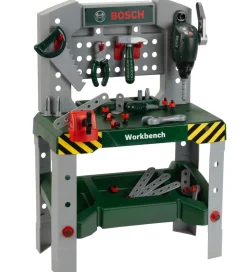 Bosch Mini Arbejdsbænk - Legetøj - 76 cm - Mørkegrøn/Sølv