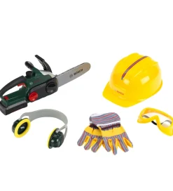 Bosch Mini Kædesav m. Tilbehør - Legetøj - Grøn/Gul