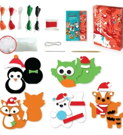 BOX CANDIY Kreasæt - Filtdyr-pynt - Totally Santa