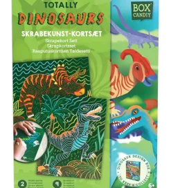 BOX CANDIY Kreasæt - Skrabekunst-kortsæt - Totally Dinosaurs