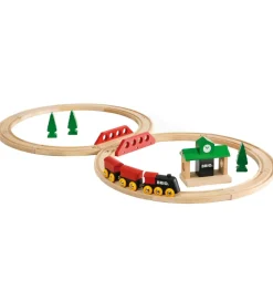 BRIO Classic Togsæt - 22 dele - Træ 33028