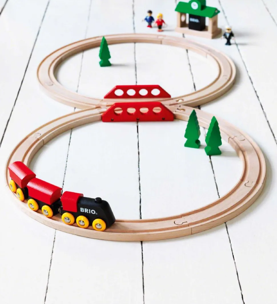 BRIO Classic Togsæt - 22 dele - Træ 33028