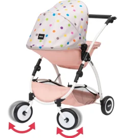 BRIO Dukkevogn - Flex - Rosa/Hvid 24906000