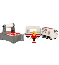 BRIO Fjernstyret Passagertog - 28,8 cm - Hvid 33510
