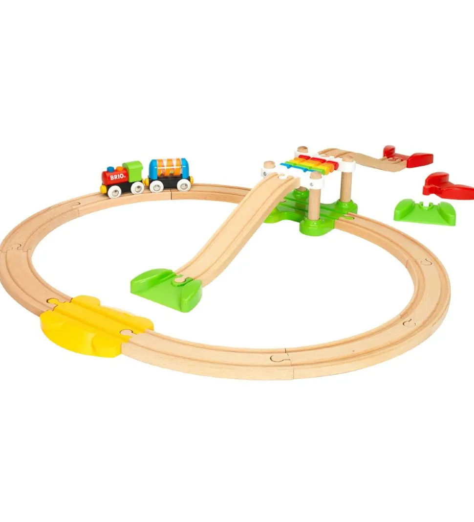 BRIO MY FIRST Togbane - 18 dele - Multifarvet 33727