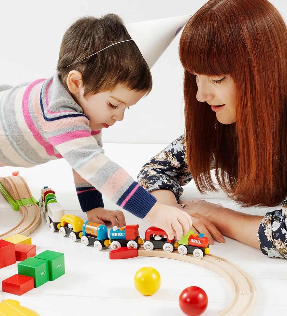 BRIO MY FIRST Togbane - 18 dele - Multifarvet 33727